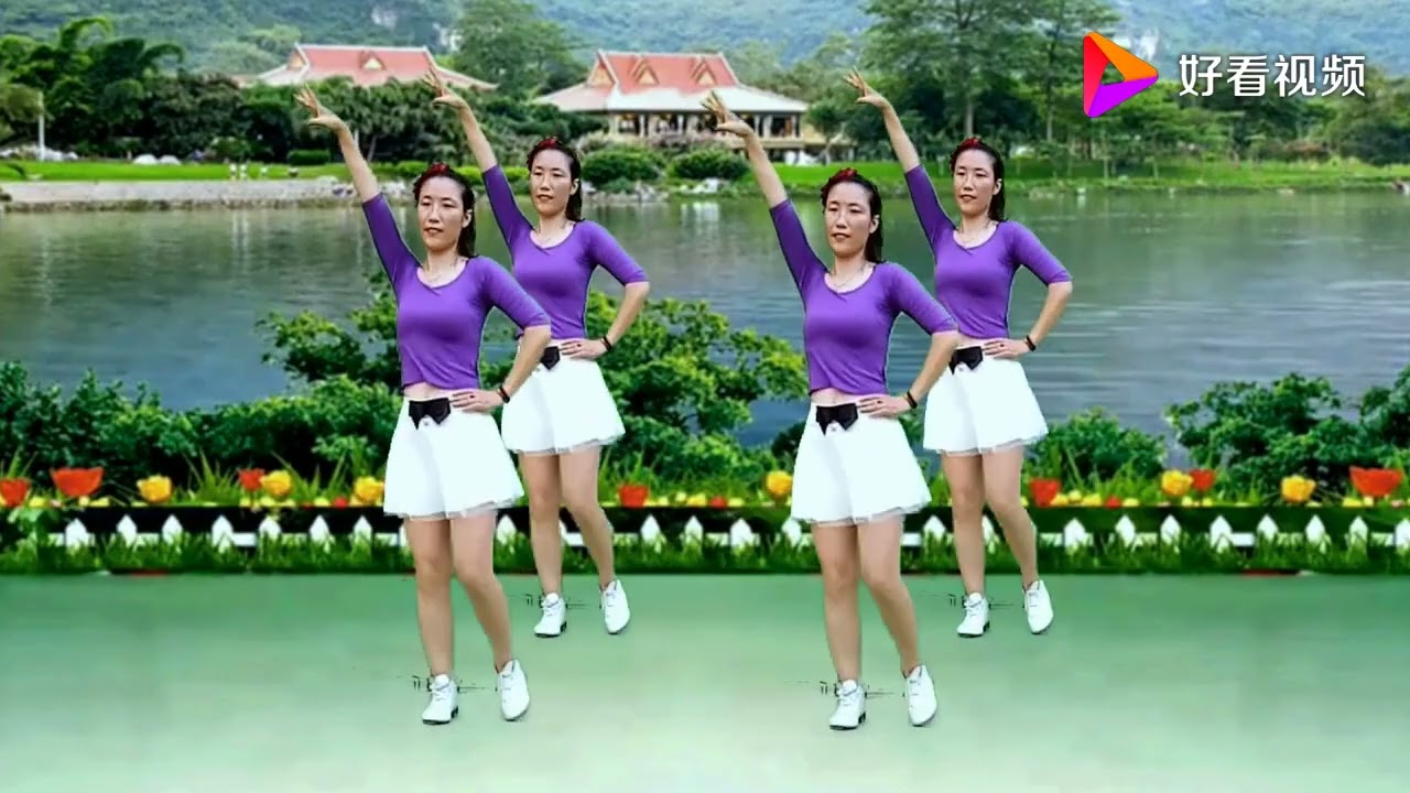 幽默广场舞《打马过草原》舞步轻快优美，草原情歌动听入心