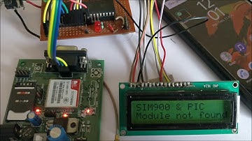 GSM Interfacing with PIC Microcontroller To Make and Receive Calls