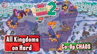 No Heroes Here 2 All Kingdoms on Hard Difficulty Full Gameplay Walkthrough No Commentary