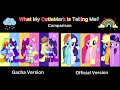 What My Cutie Mark is Telling me | Comparison | Gacha Version | MLP