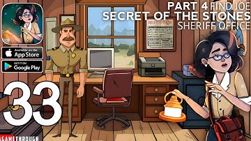 Find Joe - Secret of the Stones SHERIFF OFFICE Part 4 Walkthrough (Android / IOS)