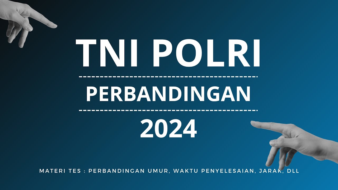 [PSIKOTEST TNI-POLRI 2024] Jenis Soal Perbandingan yg sring mncul di Psikotest TNI-POLRI! #psikotest