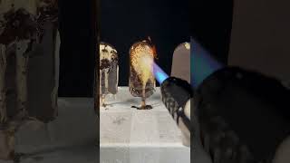 What happens when you burn ice cream with a laser light? #usashots #shorts #United State