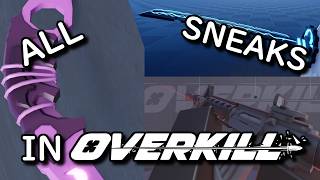 ALL Sneaks in ROBLOX OVERKILL FPS