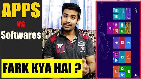 फर्क क्या है ? | Applications Vs Softwares | What are the differences ? [Hindi]