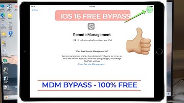 MDM Bypass FREE iOS  17.6.1,17.5.1, iOS 16 2025 - FREE Remote Management Windows Format