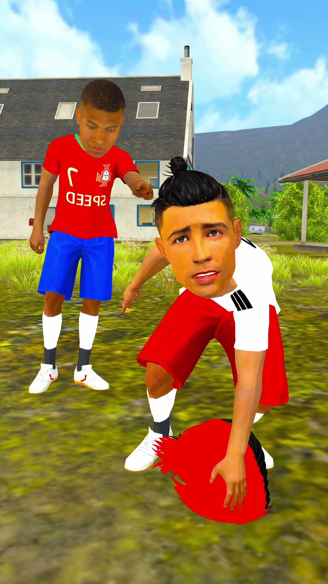 Ronaldo Can't Stop Laughing !