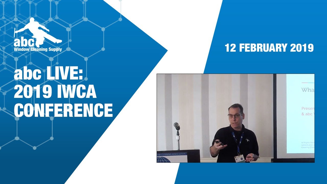 abc Window Cleaning Supply Live Stream WaterFed® at the 2019 IWCA
