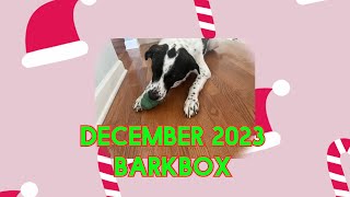 Unboxing Munch’s December 2023 BarkBox
