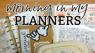 A Morning in my Planners | A6 rings, EC and Common Planner