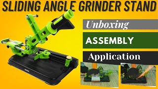 HOW TO INSTALL SLIDING ANGLE GRINDER STAND | 2 in 1 Attachment for Woodworking & DIY Projects