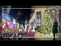 CHRISTMAS IN NYC 2022 | LUXURY SHOPPING, RADIO CITY, CHRISTMAS LIGHTS | NEW YORK CITY TRAVEL VLOG