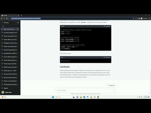 Python Decoding of