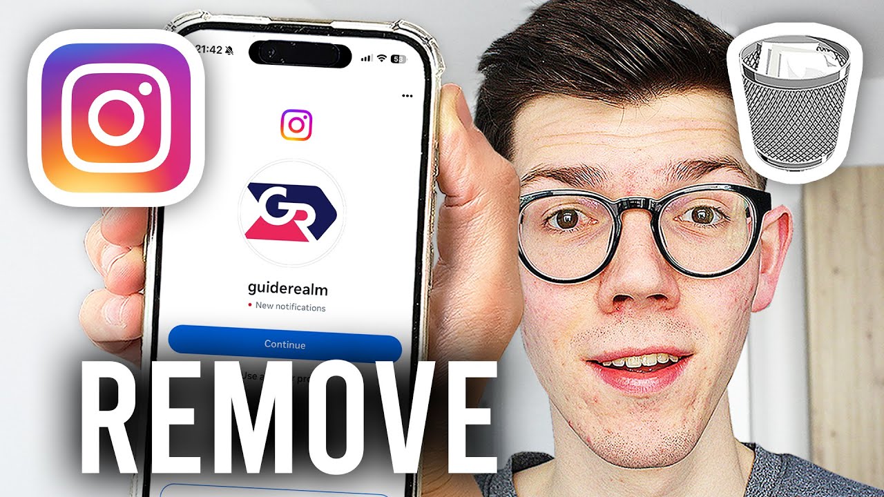 How To Remove Login Info On Instagram - Full Guide - YouTube