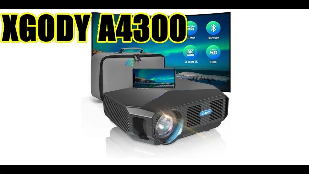 XGODY Portable Projector A4300 Native 1080P HD Projector YouTube