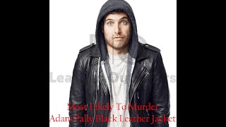 Adam Pally Black Leather Jacket Most Likely To Murder Jacket