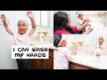 Zuri Loves washing her hands! Play Time + Toddler Handwash Vlog