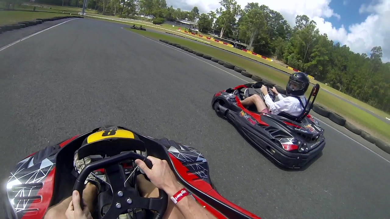 Big Kart Track for Mikes Bucks Party