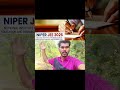 NIPER JEE 2026 Notification Released 🔥 Exam Date &amp; Pattern | Telugu #niperjee2026 #pharmacy  #shorts