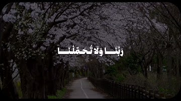 لَا يُكَلِّفُ اللَّهُ نَفْسًا إِلَّا وُسْعَهَا - من اواخر سورة البقرة - الشيخ محمد صديق المنشاوي