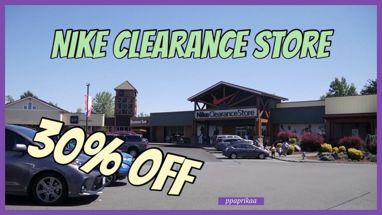 Saved $100+ At Nike Clearance Store!!!!! | Centralia, Wa - YouTube