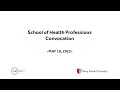 Stony Brook University 2023 School of Health Professions Convocation