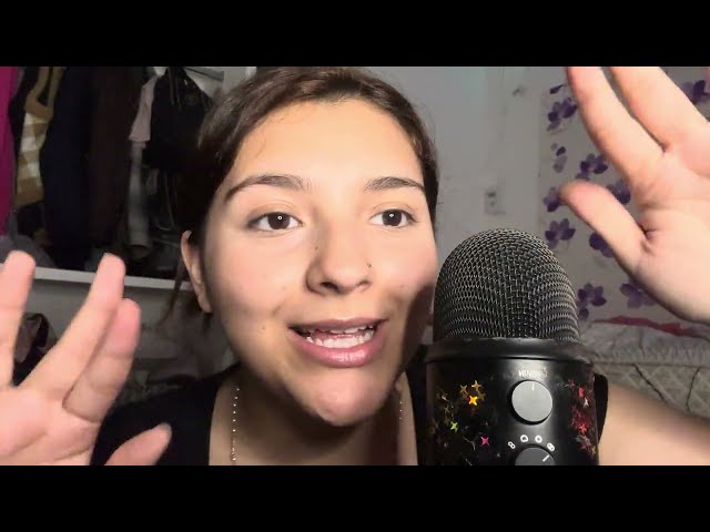ASMR❣️ con muchos mouth sound y movimientos de manos /video corto