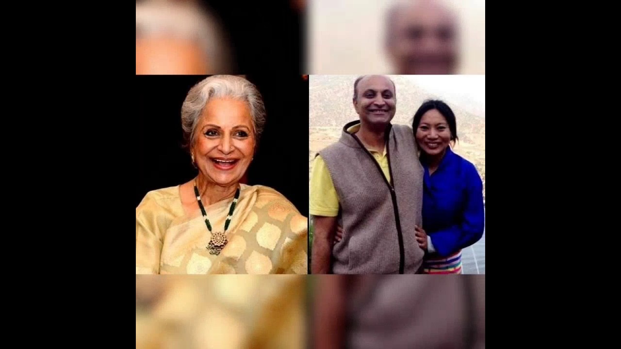 Wahida rehman with her family 