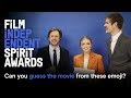 Spirit Awards emoji guessing game | Bo Burnham, Glenn Close, Boots Riley