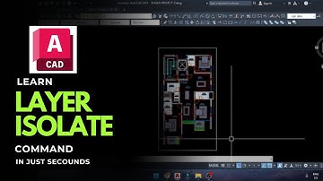AutoCAD Layer Isolate & Unisolate Shortcut | Quick Layer Management Tips