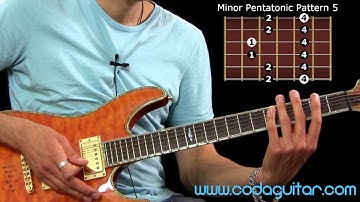 Minor Pentatonic Scale - All 5 Patterns Explained Ch2