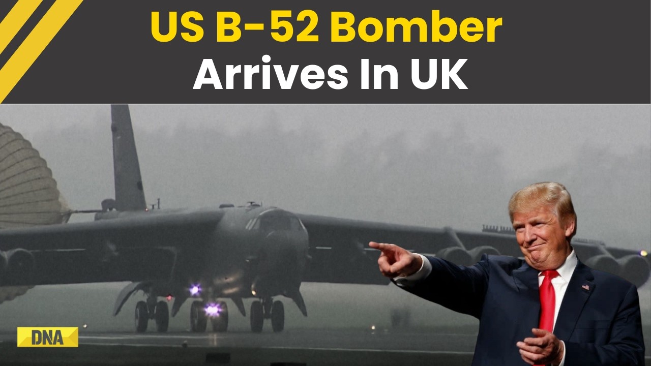 Iran Israel War: Iran Israel War: US B-52 Bomber Lands At UK Air Base As Iran Conflict Escalates