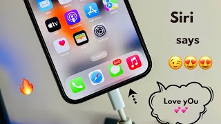 Ios 16 Charging Trick 😎 - Siri Says Love You 😍 😘 - Youtube