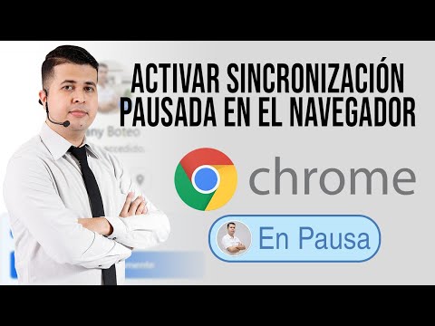 Sincronización en pausa en Google Chrome - DANY BOTEO