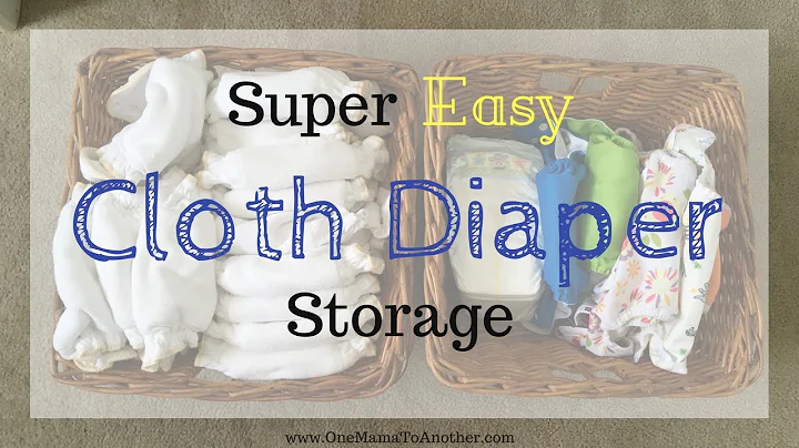 Super Easy Cloth Diaper Storage