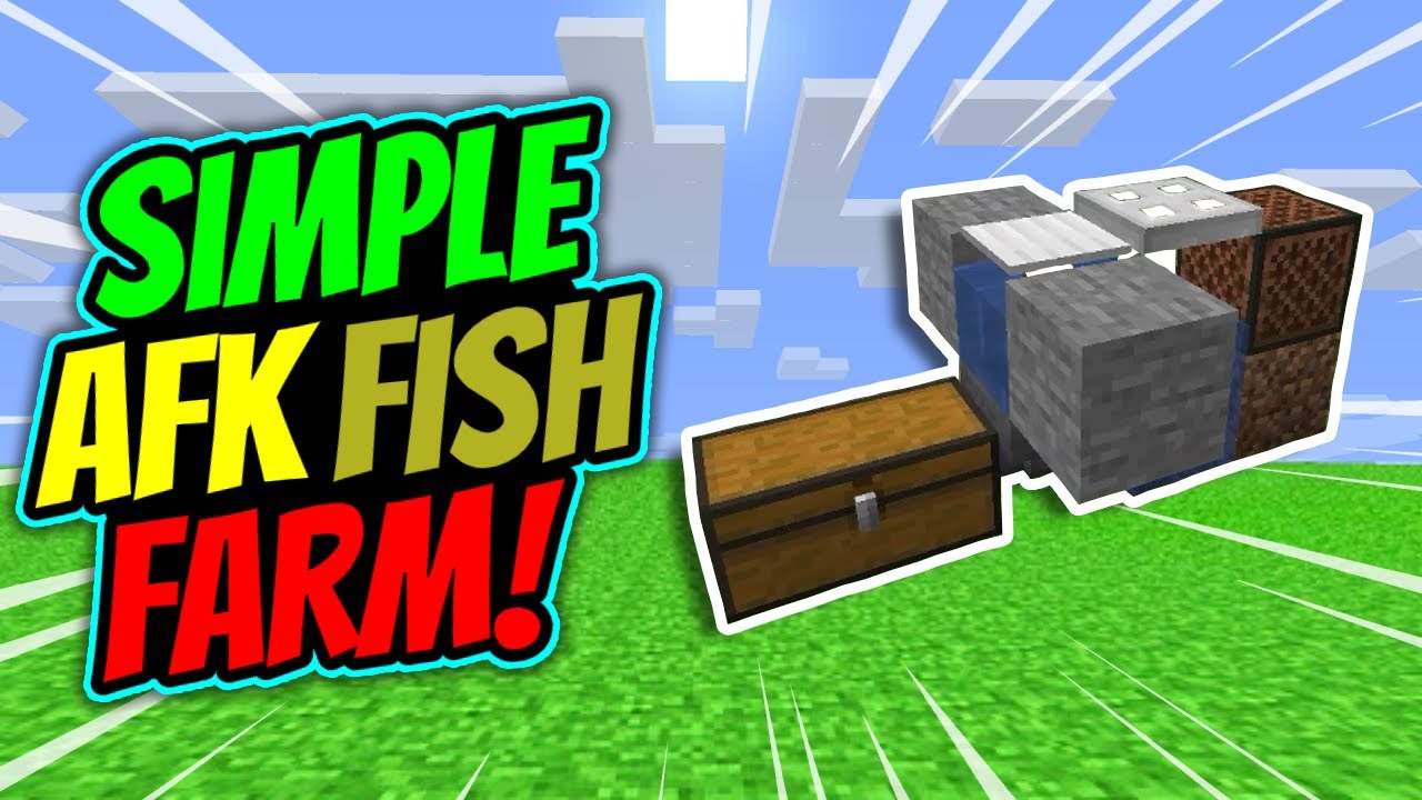 How To Make A SIMPLE Minecraft AFK FISH FARM In 2020 ...