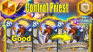 Control Priest With Triple Protection Against Evil Decks At Whizbang's Workshop | Hearthstone