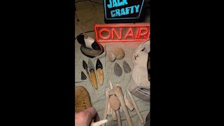 LV196 - (ENDED) Friday Antler and Stone - Jack Crafty is live! #flintknapping #survival
