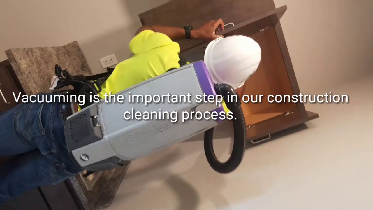 How to vacuum out during construction cleaning YouTube