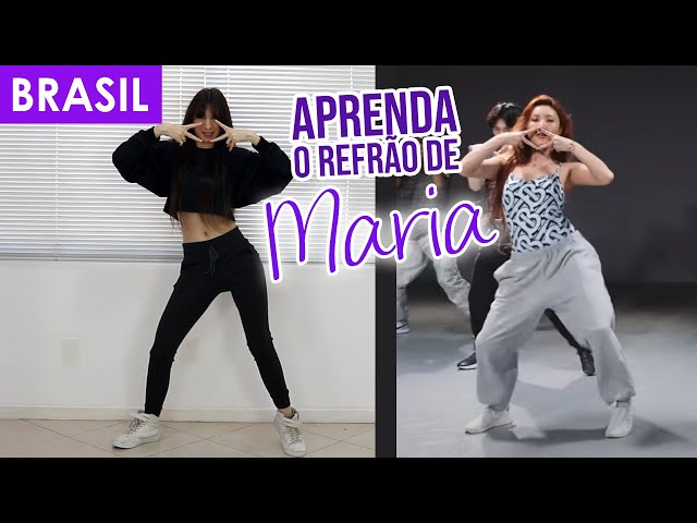 TUTORIAL de MARIA - HWASA como dançar o refrão | Taty Macieski class=