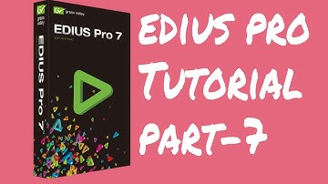 edius pro 7.5  tutorial part7 Trimming