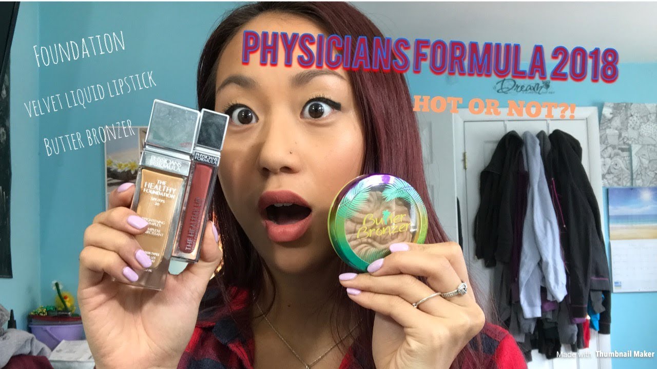 PHYSICIANS FORMULA|FOUNDATION-BRONZER-LIPSTICK DEMO+REVIEW