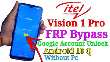 itel Vision 1 Pro FRP Bypass | itel L6502 Google Account Remove | Frp Unlock vision 1pro Without Pc