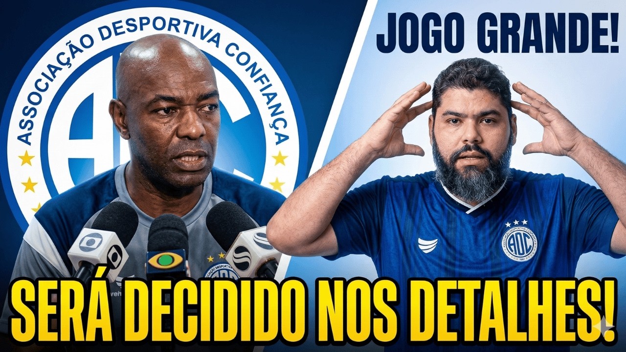 Confiança x Sergipe: Caçapa Fala Sobre Estratégia, Clássico e Título Sergipano