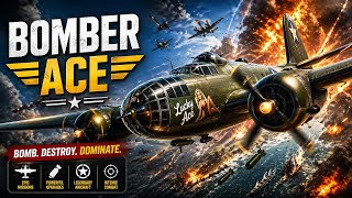 Bomber Ace: WW2 war plane Gameplay #bomberace
