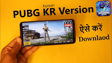 How To Download PUBG Mobile Korean version | install Pubg Kr version Update | Mr Technical