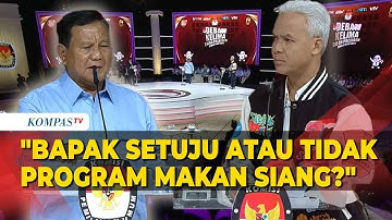 [FULL] Saling Sanggah Prabowo Ganjar soal Stunting, Ganjar Bantah Solusi Makan Gratis