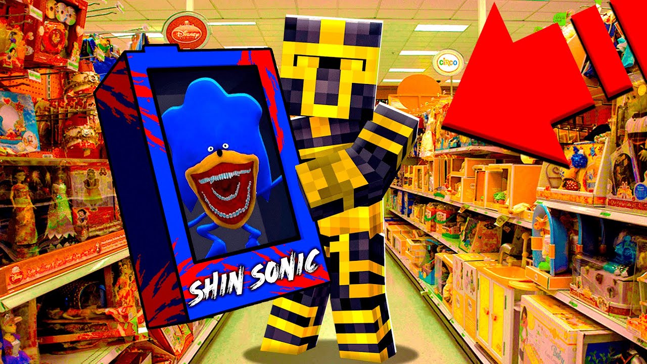 COMPRÉ EL JUGUETE DE SHIN SONIC EN MINECRAFT 😱