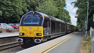 67005 kings messenger passes through keynsham 5Z82 Bath Spa-Bristol east depot