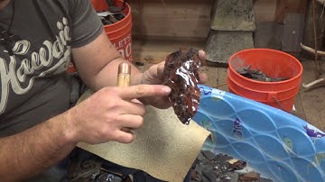 Flint Knapping a Far Cry Primal Inspired Dagger Blade - Part 2